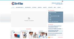 Desktop Screenshot of clinfile.com